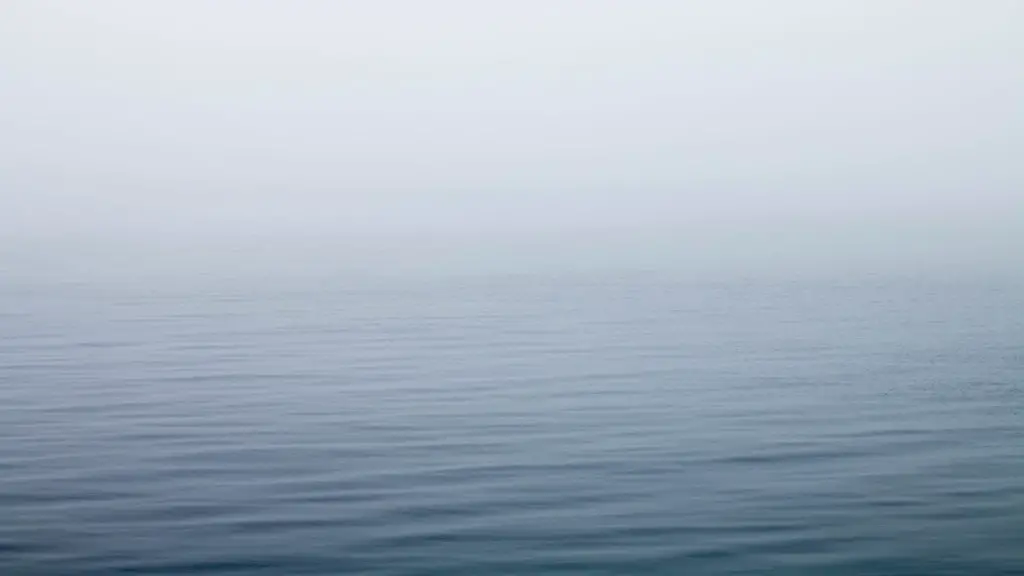 How deep was the red sea?