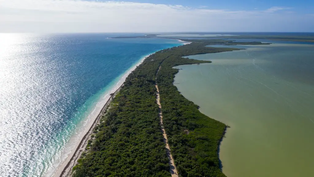 What body of water connects to the red sea?